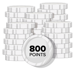 WEINS Rewards 800 Points
