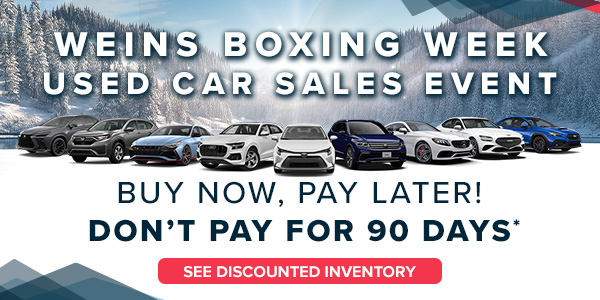 WEINS Boxing Week - Used Car Sales Event